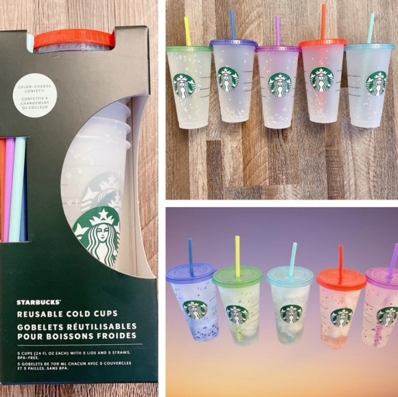 Starbucks Confetti Cold Cup Pack
